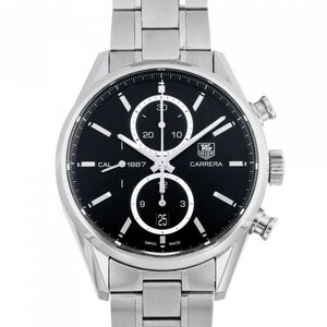 タグ・ホイヤー TAG HEUER カレラ CAR2110.BA0720 ブラック文字盤 中古 腕時計 メンズ