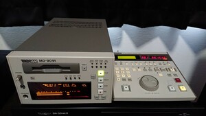 TASCAM MD-901R RC-801 業務用MDレコーダー コントローラー 動作品