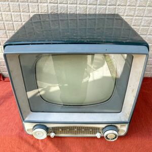 真空管テレビ　シャープ　TS-21型　真空管　テレビ　アンティーク　昭和レトロ　白黒テレビ　当時物　未チェックジャンク品！