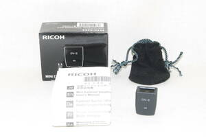 ★新品級★RICOH リコー 外部ミニファインダー GV-2 元箱付き♪