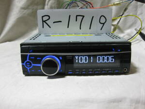 R-1719　Clarion　クラリオン　CZ102　MP3　フロント AUX　1Dサイズ　CDデッキ　補償付