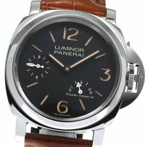 パネライ PANERAI PAM00795 ルミノール8デイズ パワーリザーブ アッチャイオ 手巻き メンズ 美品 箱・保証書付き_747783