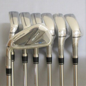 Taylor Made SIM2 MAX アイアン 左 7本(#5-PW,AW)スチールS KBS MAX85MT 2022年 テーラーメイド シム マックス アイアンセット 7本組