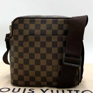 【美品・鑑定済】LOUIS VUITTON ルイヴィトン オラフPM ダミエ ショルダーバッグ ブラウン系 斜め掛け ポシェット