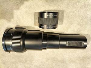 おまけ付きジャンク:エルモ ズーム レンズ ELMO Zoom Lens 1:4.5 f=180~300mm マニュアルフォーカス レンズ