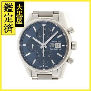 TAG HEUER　タグ・ホイヤー　カレラ　キャリバー16　ブルー文字盤 SS CBK2112.BA0715　メンズ【471】N