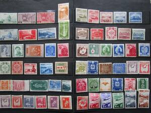 古い記念切手、６０枚超