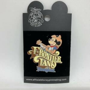 ♪♪ 214 DLR Disneyland アメリカ ピンバッジ フロンティアランド ミッキー Land Series Frontier land Mickey Mouse ピン 2002年