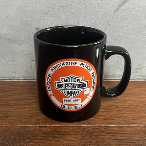 HARLEY ハーレーダビッドソン アメリカ US USA マグカップ / 陶器 コーヒー カフェ 珈琲 ガレージ バイカー マグ コップ