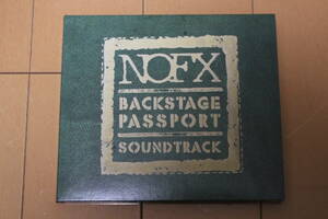 ☆即決 NOFX Backstage Passport SOUNDTRACK Hi-STANDARD KEN YOKOYAMA FAT WRECK CHORDS