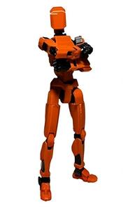 ★新品★アクションフィギュア ロボット ダミー人形 オレンジ