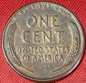 アメリカ　LIBRARY・リンカーン1セント銅貨　1952年 S　【美品】　　　　玉ちゃんNo.2008