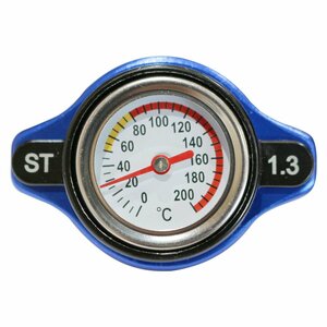 水温計付き ラジエーターキャップ 1.3k タイプB [ブルー/青色] ストリーム/STREAM RN5 2003/12-2006/07 エンジン型式/K20B