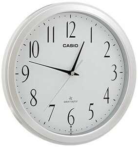 CASIO(カシオ) 掛け時計 電波 アナログ ウェーブセプター ホワイト IQ-1060