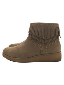 UGG australia◆アリアンヌ/アンクルブーツ/W ARIANE/サイドジップブーツ/23cm/BEG/1018638