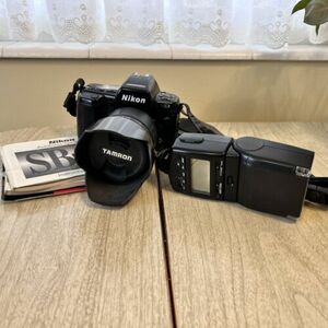 Nikon N90s 35mm SLR Black Autofocus Film Camera With Lens And Flash Manuals 海外 即決