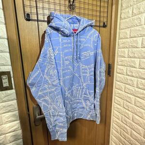 Supreme Gonz Embroidered Map Hooded