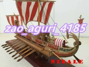★クラシック 木製 帆船 モデルキット スケール 1/50 古代ローマ 船モデル★