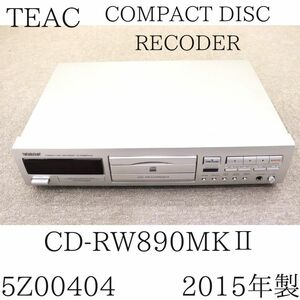 TEAC テアック CD-RW890 MKⅡ CDレコーダー COMPACT DISC RECODER 5Z00404 2015年製 015HZBBG60