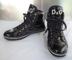 D&G ディーアンドジー スニーカー #41 ブラック 12063