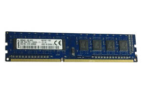 【中古パーツ】PC3 本体用 DDR3 メモリ kingston 4GB 1R*8 PC3-12800U-11-12-A1 4GBx1枚　計4GB ■Ｍ（120）