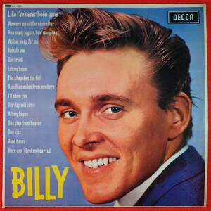 千円開始★神洗浄【超ギガレア★幻のUK盤+美品+1A/2A★UKオリジナル DECCA MONO】★BILLY FURY/SIXTEEN GREAT SONGS SUNG BY★THE TORNADOS