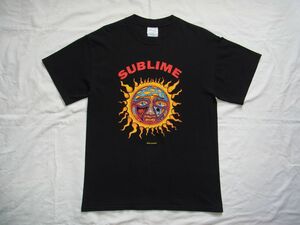 ☆ 00s ビンテージ SUBLIME サブライム Tシャツ sizeM 黒 ☆USA古着 ロック バンド Red Hot Chili Peppers Rage Against the Machine 90s