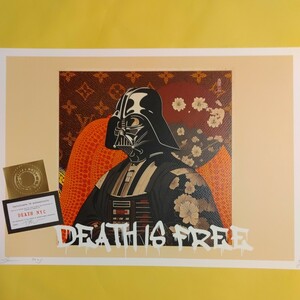 DEATH NYC 世界限定100枚 アートポスター　ダース ベイダー STAR WARS スターウォーズ 草間彌生 南瓜 かぼちゃ　LOUISVUITTON ルイヴィトン