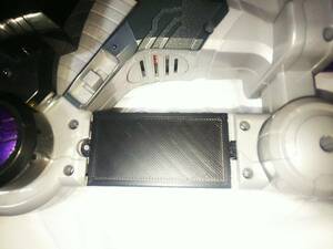 仮面ライダーオーズ DXメダガブリューの電池カバー 蓋 3Dプリンタ作成 ABS 中古 変身ベルト