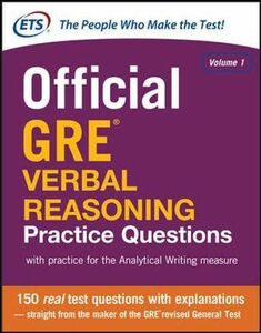 [A01690553]Official GRE Verbal Reasoning Practice Questions Educational Tes