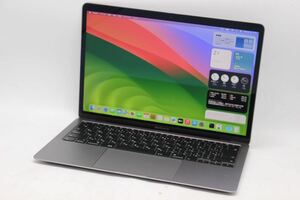 充放電57回 中古良品 2K 13.3型 Apple MacBoko Air A2179 (2020年)グレー macOS 14 sonoma 10世代i3-1000NG4 8GB NVMe 256GB-SSD 管:1012h