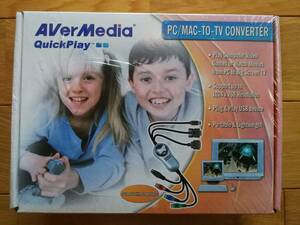 【新品未開封品】AVerMedia QuickPlay PC/MAC-TO-TV CONVERTER