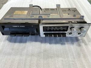 日産 DR30 スカイライン RSターボ 純正 カセットデッキ ラジオ FM/AMチューナー HITACHI CAR STEREO DECK CSD-6801C 