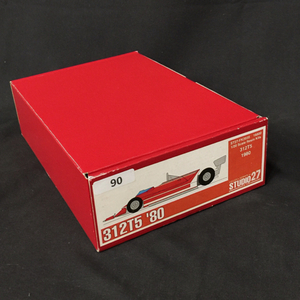 1円 未組立 STUDIO27 オリジナルキットシリーズ35 1/20 312T5 1980 F-1 モデルカー 説明書 外箱付き 模型