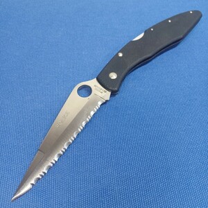 ◆SPYDERCO スパイダルコ フォールディングナイフ◆折り畳み式 ナイフ◆ブッシュクラフト◆アウトドア ナイフ◆未使用品◆18才未満不可