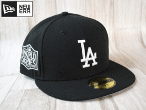 J54《未使用品》NEW ERA ニューエラ【7-3/4 - 61.5cm】MLB LA DODGERS ドジャース サイドパッチ 帽子 キャップ