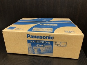 『未開封品 未使用品☆Panasonic おたっくす デジタルコードレスFAX KX-PD552D-H ダークメタリック 電話機 子機 FAX』