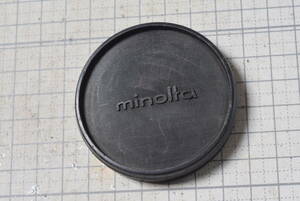 ＃349　MINOLTA旧品（MF機）純正 フィルター径55ｍｍキャップ 被せ式 ソフビ素材　