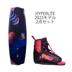 ウェイクボード ハイパーライト 女性用 子供用 セット 2023 HYPERLITE EDEN 2.0 125cm + JINX BOOT (WMS US4.0-US8.5)