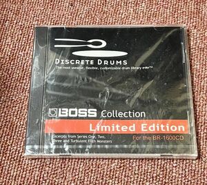 ＜中古＞未開封　BOSS DISCRETE DRUMS　ドラムサンプル集CD　FOR the BR-1600CD