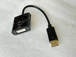 Displayport Adapter/Displayport DVI 変換アダプタ DVI接続 ディスプレイポート 1080P高解像度 DVI-D 変換ケーブル 金メッキ コネクタ