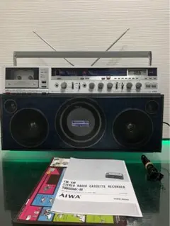 修理 作動品 ★昭和 レトロ◆AIWA アイワ◆2BAND/CS-J88ラジカセ