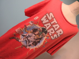 STAR WARS スターウォーズ・ヴィンテージ風プリントTシャツ・GU ジーユー・柔らかコットン