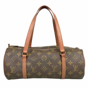 【1円～】ルイヴィトン Louis Vuitton バッグ ハンドバッグ ボーリングバッグ モノグラム パピヨン30 M51365 ブラウン 中古