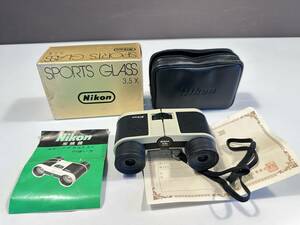 双眼鏡/Nikon ニコン SPORTS GLASS スポーツグラス 3.5×　ケース/箱付