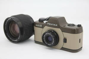 Y913 ペンタックス Pentax Auto110 ブラウン Pentax-110 24mm F2.8 Zoom 20-40mm F2.8 フィルムカメラボディ レンズ2個セット ジャンク