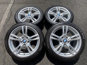 BMW 3シリーズ(F30,F31)Mスポーツ純正 スタースポーク400M 8/8.5J-18インチ ET34/47 4シリーズ F32,F33,F36 車検用、スタッドレス用などに