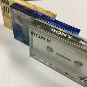 SONY TDK AXIA カセットテープ METAL MASTER メタル