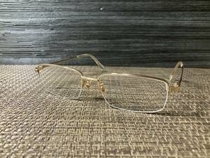 トリプル銀座にて購入 本物 金無垢 メガネ K18 市場流通量の圧倒的に少ないモデル ピンクゴールド ナイロール 眼鏡 サングラス 老眼鏡！