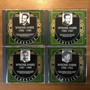 WYNONIE HARRIS CLASSICS 4点セット◇1944-1945/1945-1947/1947-1949/1950-1952 ○4CD 885/1013/1139/1289　ワイノニー・ハリス